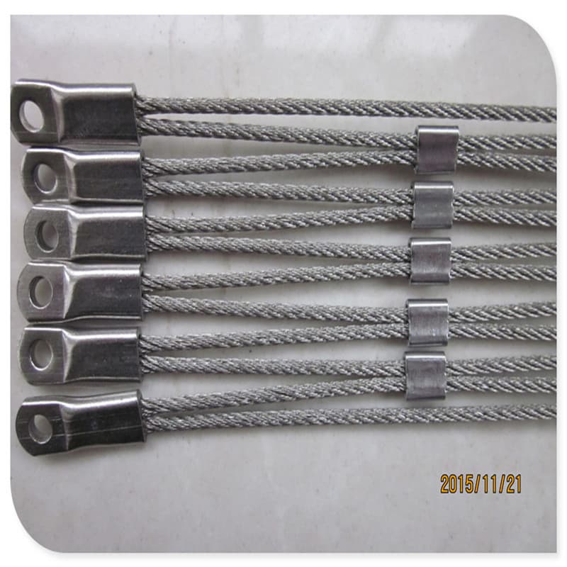 High Tensile Customized Stainless Steel Wire Rope Mesh Net